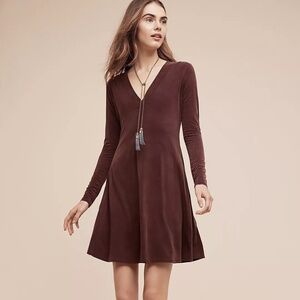 Anthropologie Toute V-Neck Dress